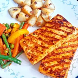 Salad: Paneer Steak in Cream Soup